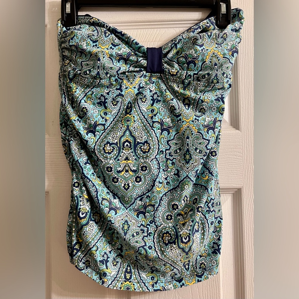Tommy Hilfiger Paisley Print Swimsuit Tankini Top (S8) & Bikini Bottom (S6)
